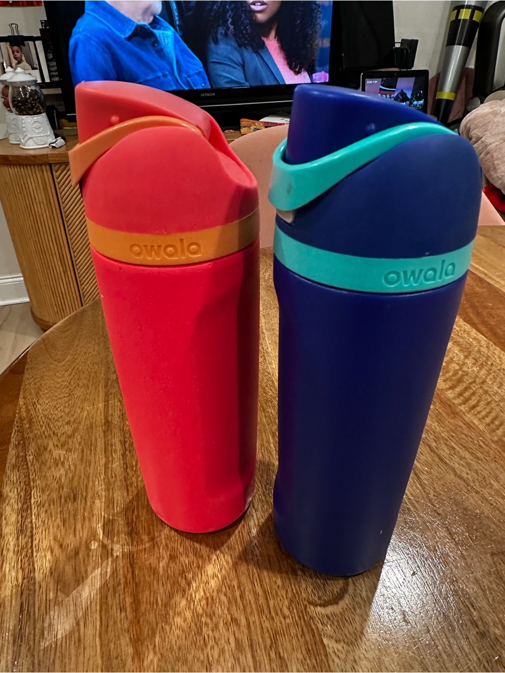 Owala Water Bottle Set - Blue & Pink